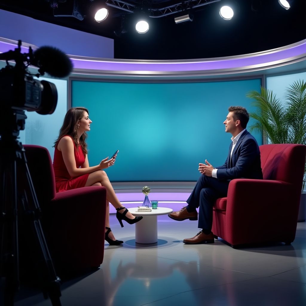 Entrevista en Canal 13